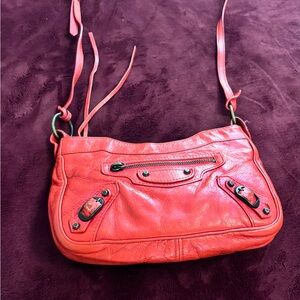 Balenciaga Vibrant Red Crossbody Bag